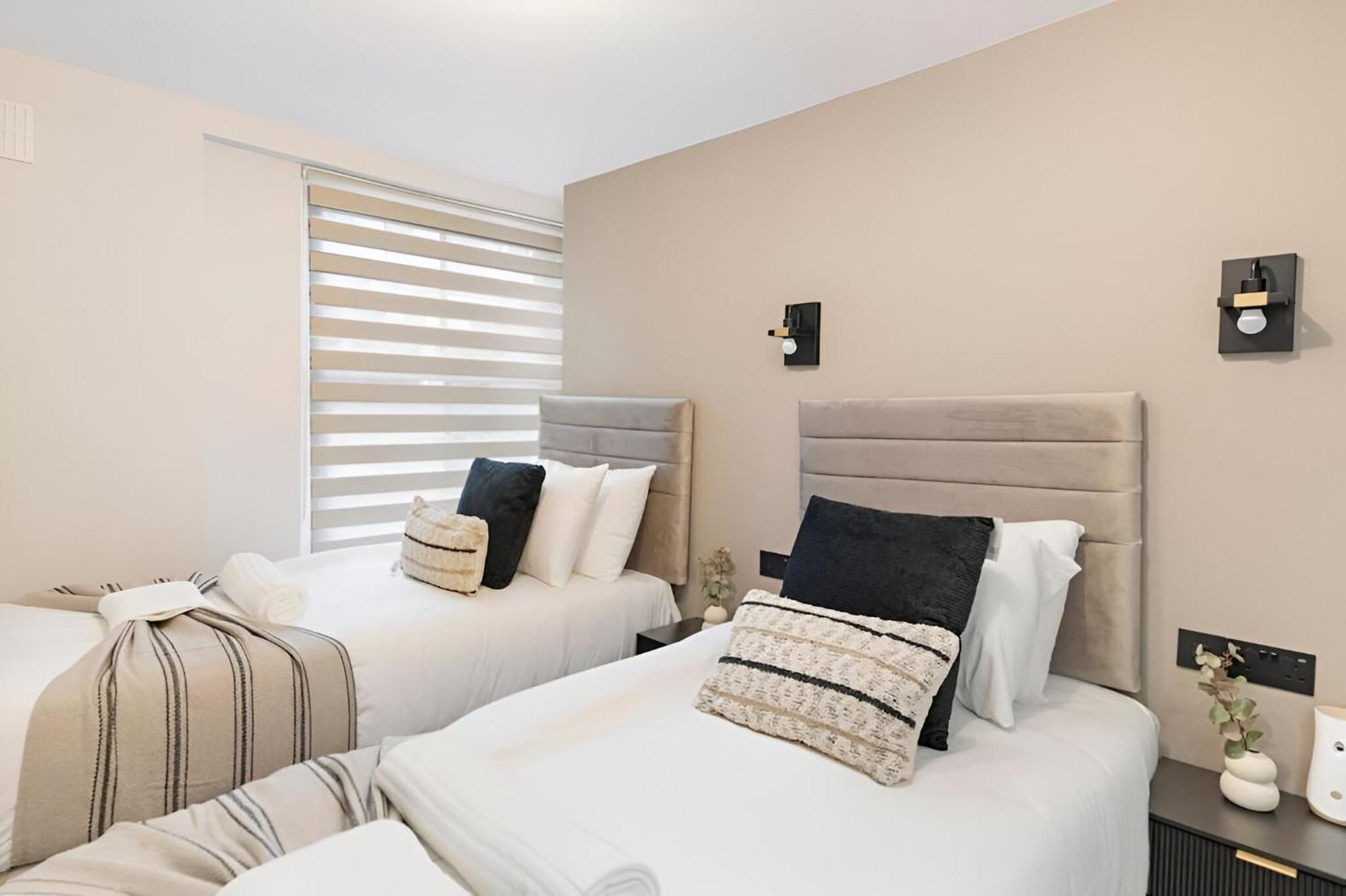 Urban Duo Escape: Trendy With Twin Beds * Londra