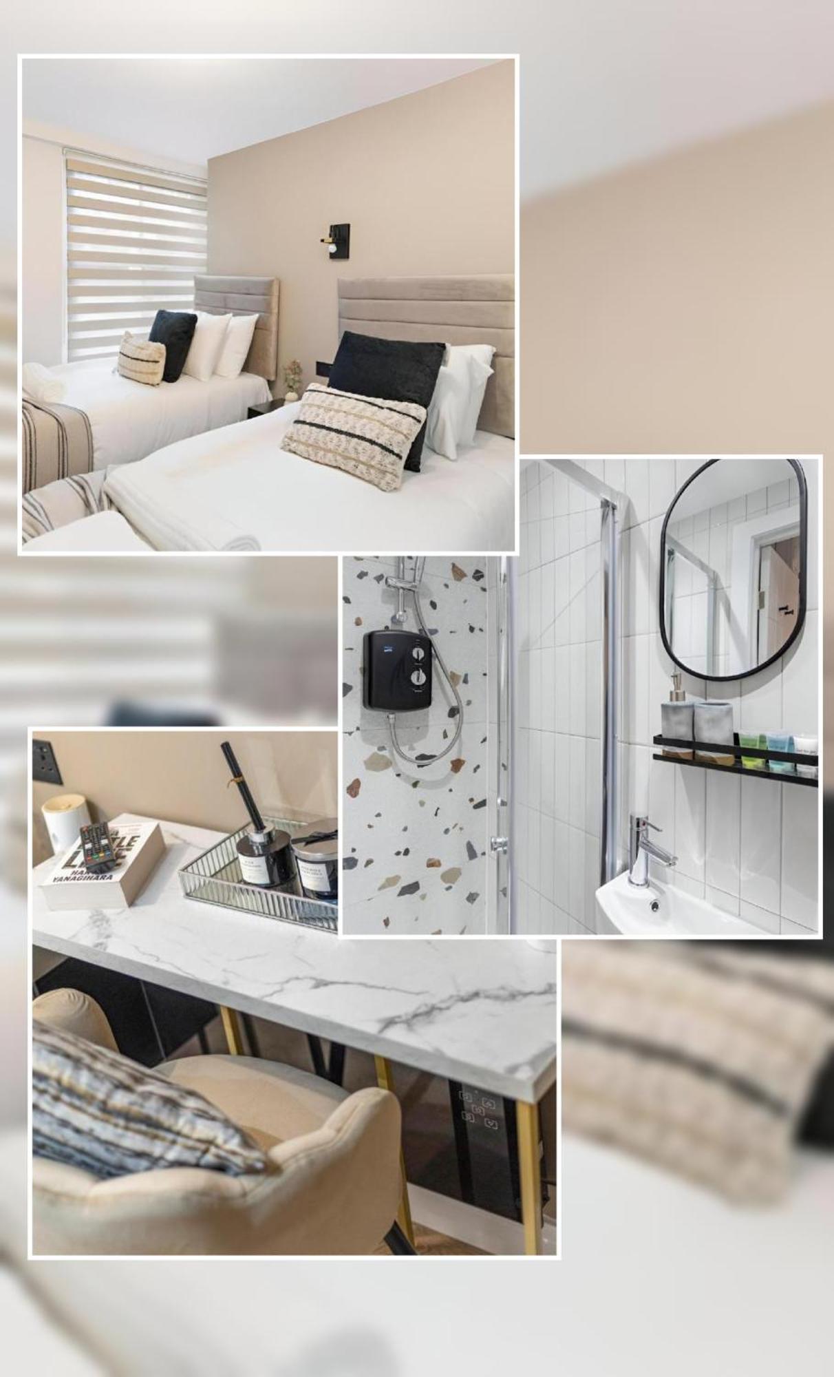 Urban Duo Escape: Trendy With Twin Beds Apartament *